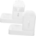 Totority 1set Automatic Cat Feeder Dispenser Pet Water Holder -fed Design for Cats and Dogs Elegant Feeder and Water Bowl Convenient