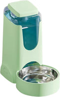 Automatic Pet Water Dispenser, Water Drinker Leakproof Dog Water Bottle Large Pet Water Fountain Water Feeder for Cats Dogs, Green