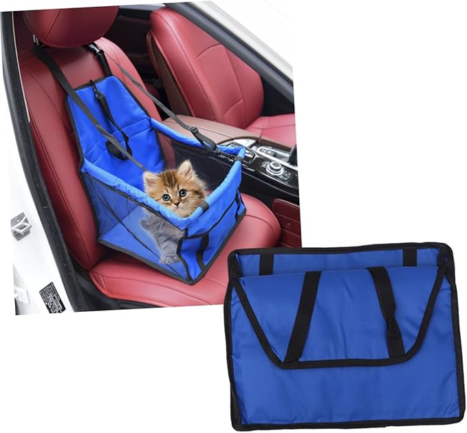 BESPORTBLE Pet Travel Carrier Dog Seat Mesh Bag Safe for Dogs Cat Hanging Bag Car Seat Cover Trucks Suvs
