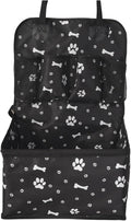 Dog Car Seat with Storage Pockets,Scratch Proof Durable Pet Booster Front for Small Medium