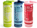GOO-EEZ Disposable Pet Waste Bag Dispenser 3-Pack (135 ct), Pre-Loaded with 65% Recycled Dog Poop Bags with Easy-Tie Handles, No Refills Needed Twist-and-Pull Design - Fresh Collection