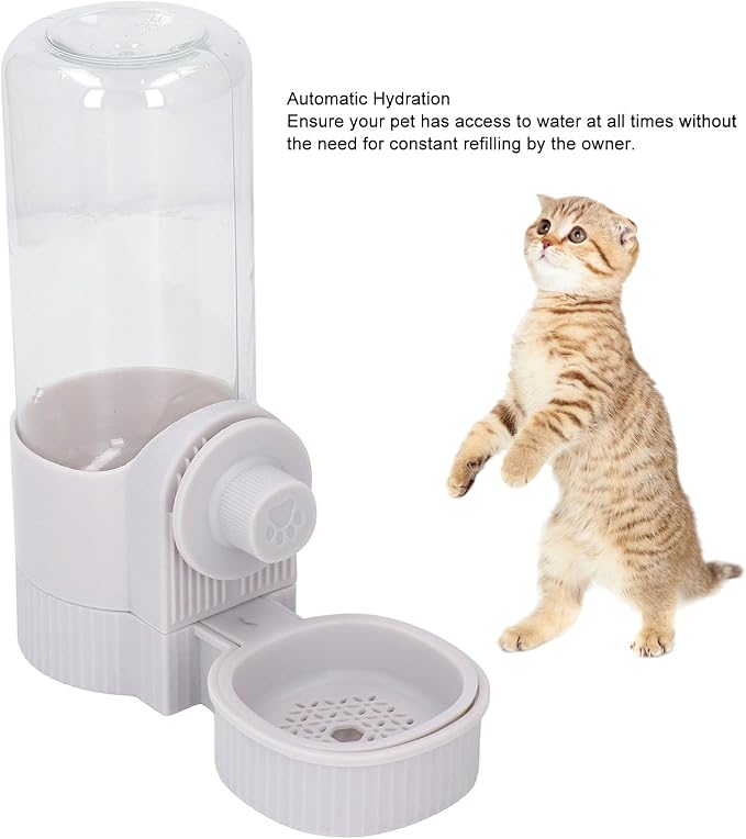 Pet Feeder and Water Dispenser Set, Automatic Dog Feeder and Dog Water Dispenser for Dogs Cats Pets Animals Large Capacity, Safety Hanging Food Bowl with Accessories