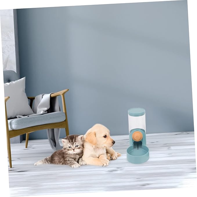 2pcs Automatic Cat Water and Food Dispenser Hanging Feeders for Animals for Cats Dogs and Pets Easy to Install and Convenient for