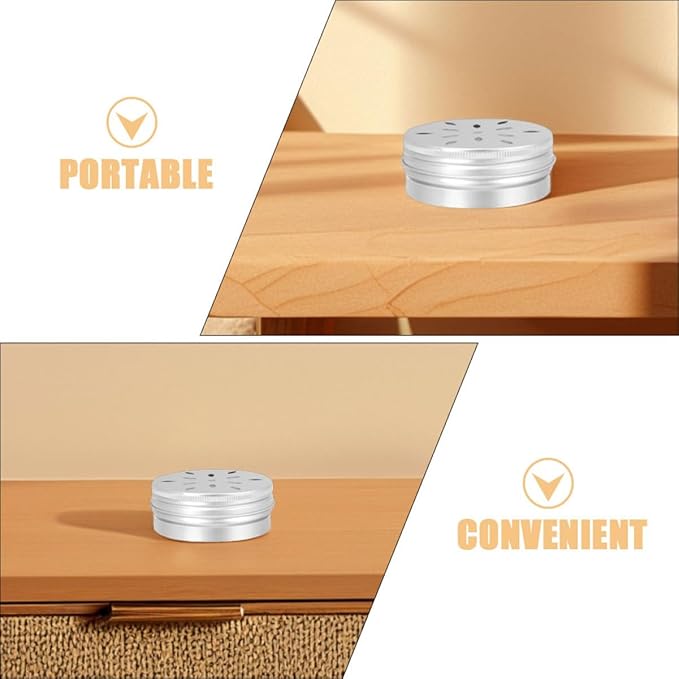 Mikikit 8Pcs Aluminum Dog Scent Training Box Durable Scent Detection Tins for and Home Use for Dog Training and Nose Work Reliable for Working Dogs