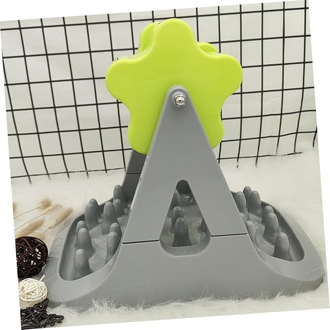 Toyvian Automatic Dog Feeding Toy Choking PET Feeder Rotating Design 1-Piece Dog Food Dispenser for Training and Interactive Play