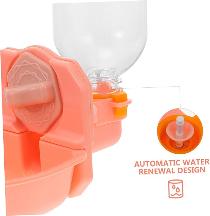BESTonZON Pet Water Dispenser Automatic Feeder Leakproof Dog Cat Bowl Easy to Clean