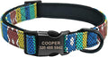 Personalized Dog Collar Custom Puppy Pet Collar Pitbull Collars Pets Acessorios Products Small Dog Collar for Medium Large Pet Coffee M