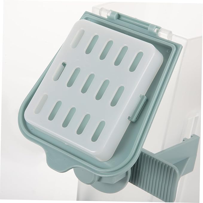 Automatic Dog Feeder Hanging Pet Food Dispenser Convenient Cage Feeder with Lid Design Deepened Bowl Prevents Spills for Multiple Pets and Puppies