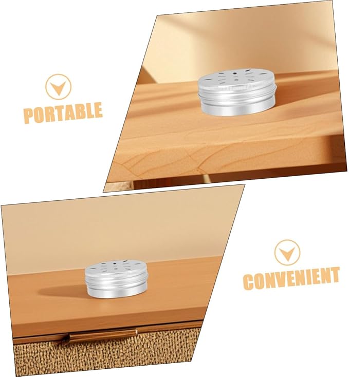 Hemoton 6pcs Scent Training Box Dog Agility Training Tools Aluminum Scent Cans Nose Work Containers Easy Identification Portable Kit