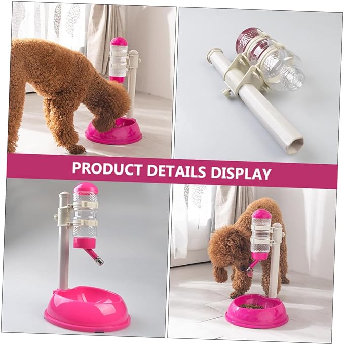 Dog Food Dispenser Automatic Pet Waterer Non-Slip Base Pet Water Dispenser Dog Bowl