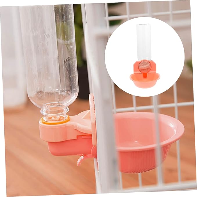 BESTonZON Pet Water Dispenser Automatic Feeder Leakproof Dog Cat Bowl Easy to Clean