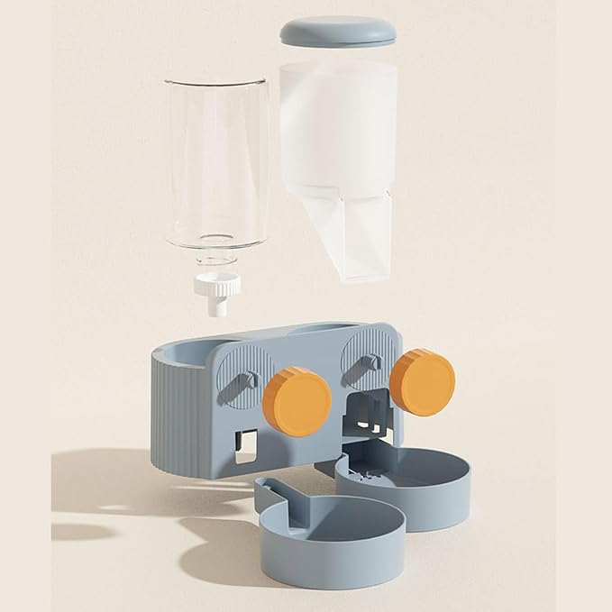Water Feeder Automatic Feeder and Water Water Dispenser Feeding Watering Pet Feeder Cage Mount