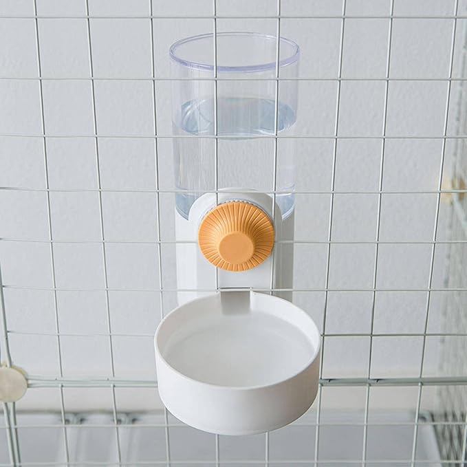 MBETA Dogs Automatic Hanging Cage Waterer Hanging Cage Cat Drinker Automatic Feeder Cat Bowl Pet Supplies