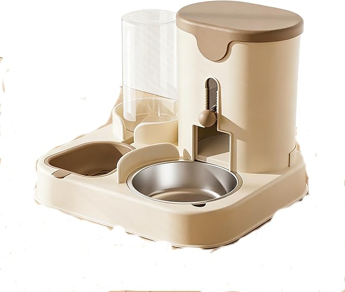 Pet Feeder, cat and Dog Food Bowl, pet Feeding and Drinking All-in-one Machine.