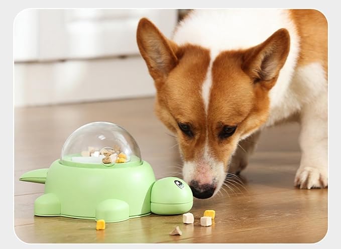 Dog Snack Auto Feeder - Dog Food Auto Feeder Toys | Snack Auto Feeder | Turtle Food Auto Feeder Toy | Interactive | for Pets, Mental Stimulation Training