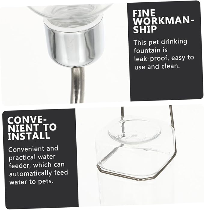 Mipcase Quality Material Pet Drinking Kettle Automatic Dog Water Dispenser Pet Water Bottle Feeder Easy to Use