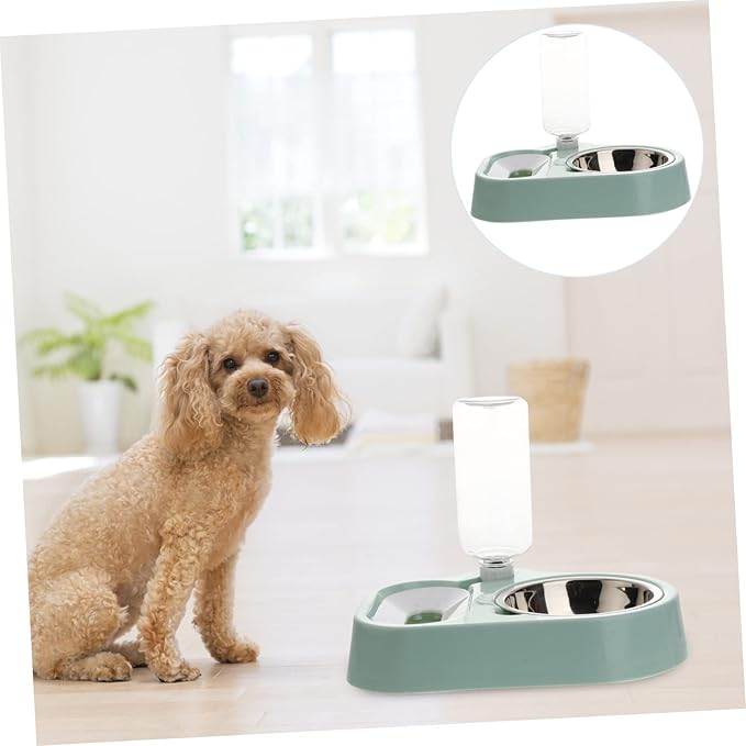 BESPORTBLE Pet Water Fountain Automatic Feeder Bowl Food-Grade Plastic Easy to Clean for Dogs Cats