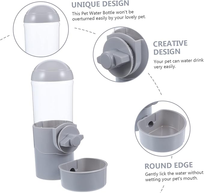 Automatic Dog Water Dispenser Capacity Pet Feeder Easy to Use Cat Water Bowl Leak-Resistant and Cats for Home and Pet Cages