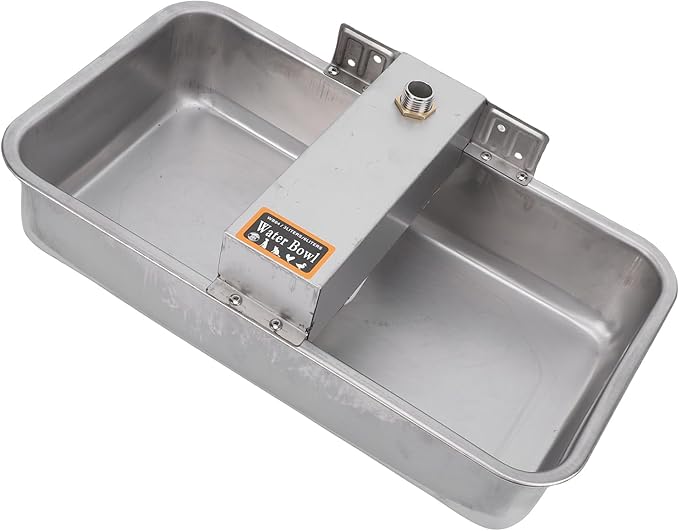 Dog Automatic Water Dispenser, 304 Stainless Steel Thickened Pet Water Bowl with Continuous Fluxion Design, for Dogs Cats and Other Pets