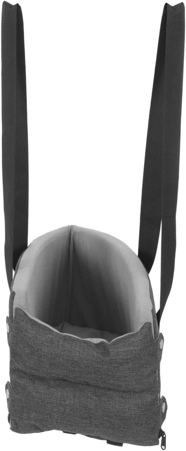 ibasenice Dog Car Seat for Pets Portable Center Console Pet Seat Non- Design for Cats Dogs Deep Gray Removable Easy to Comfortable Travel for Your Furry Friends