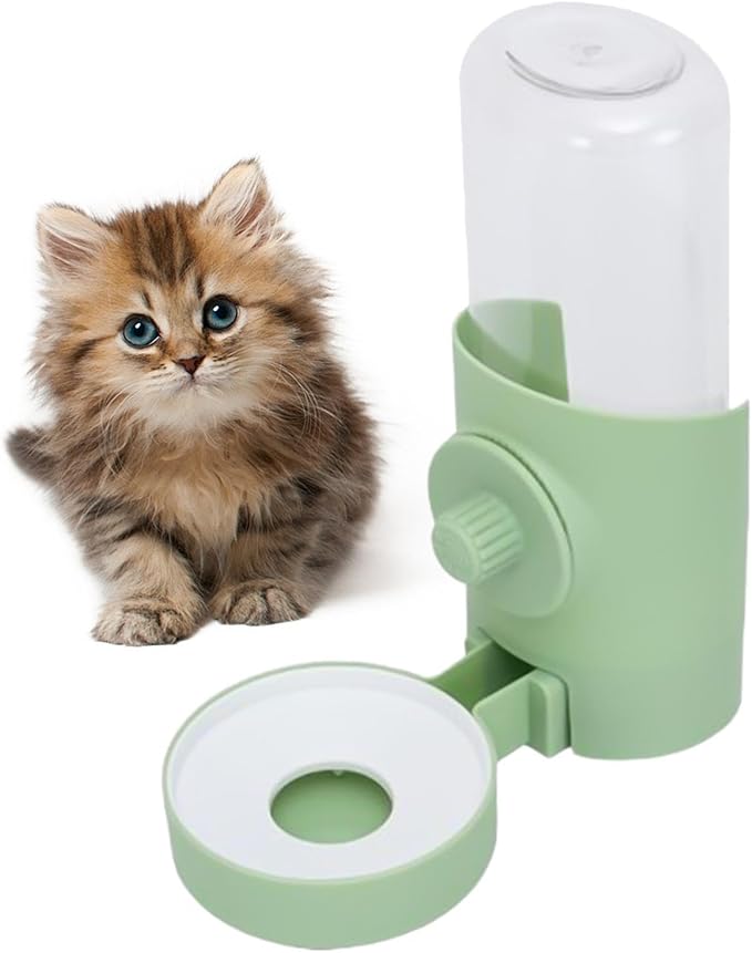 Water Bowl for Cats and Dogs - Automatic Pet Watering Dispenser | Automatic Dog Drinker | Pet Automatic Water Feeder | Detachable Design Drinking Tool for Rabbits, Cats, Puppies, Small Animals