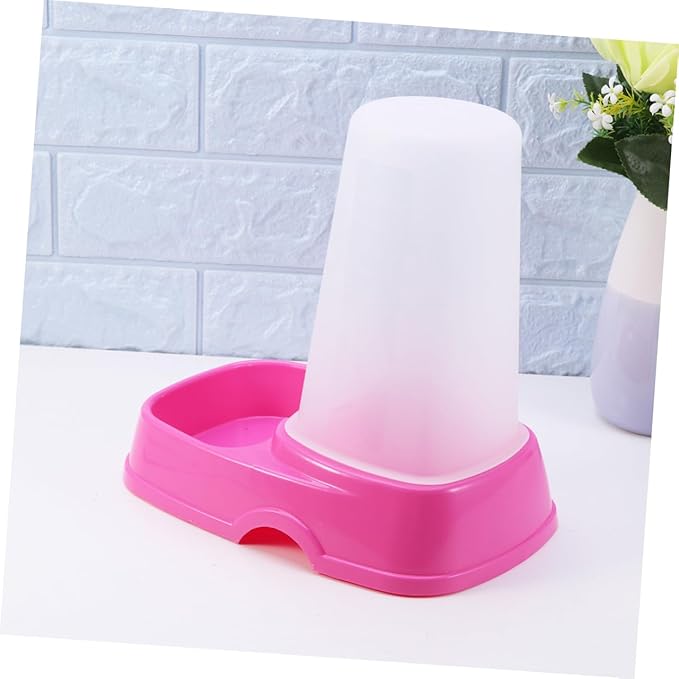 Yardwe 2pcs Automatic Pet Feeder for Dog Cat Capacity Easy to Dispenser Removable Chassis Pet Supplies