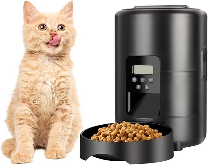 2L Smart Pet Feeder Timing Smart Automatic Pet Feeder for Cats Dog Button Intelligent Dry Food Dispenser Dog Bowl