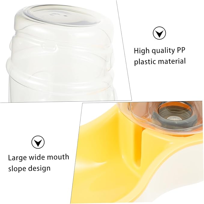 Kisangel 1pc Automatic Pet Water Feeder for Dogs and Cats Lightweight Drinking Bowl Capacity for Pets Easy to and Use