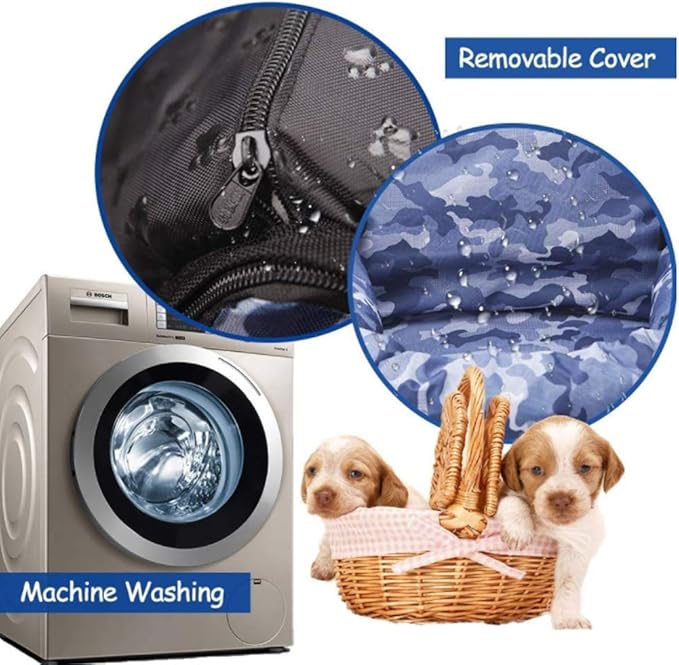 Dog Car Seat Pet Car Booster Bucket Seat Pet Travel Safety Car Seat Dog Bed for Car with Removable Cover&Safety Leash for Small and Medium Pets Cat,D