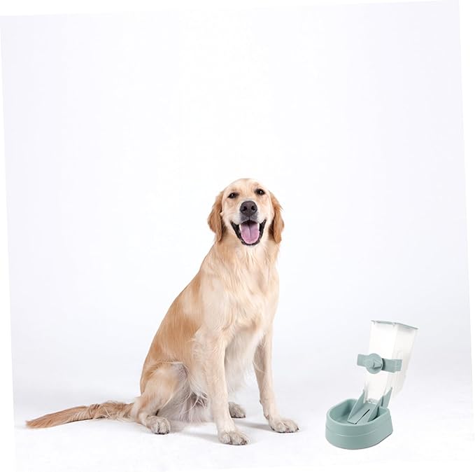 Automatic Pet Feeder Hanging Dog Food Dispenser Removable Tray for Easy Cleaning Deepened Bowl Design to Prevent Overflow for Puppies and Dogs