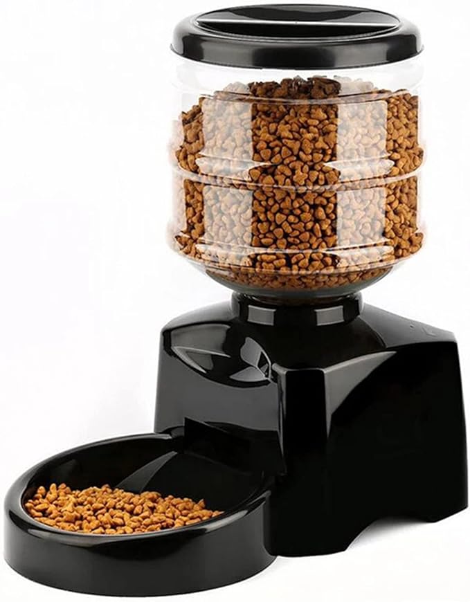 Pet Feeder Cat Feeder Automatic Pet Feeder for Cats and Dogs cat Food Dispensers for Small/Large Puppy Kitten 5.5L (C1)