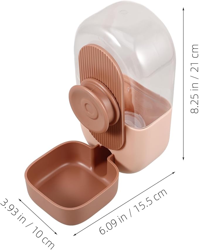 BESPORTBLE Dog Water Dispenser for Crate Automatic Cat Feeder Hanging Pet Water Fountain Easy Install Clean