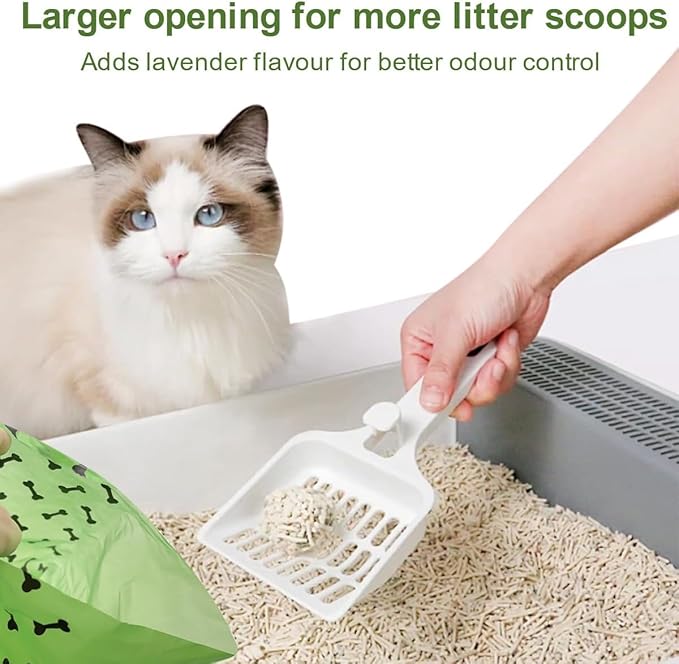 Strong Green Leak Proof Waste Bag for Dogs-270 Large Poop Bags,Biodegradable Dog Poo Bags with Corn Starch Blended Compostable Bag