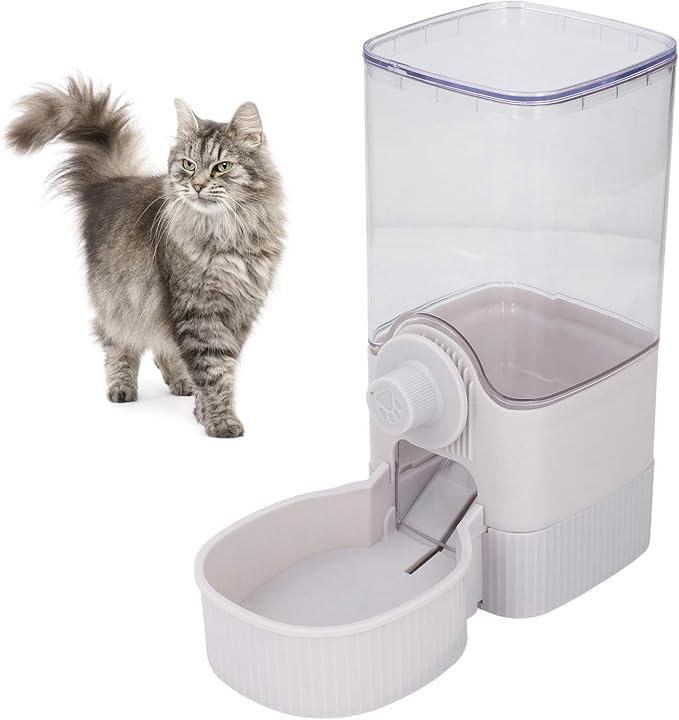 Pet Feeder and Water Dispenser Set, Automatic Dog Feeder and Dog Water Dispenser for Dogs Cats Pets Animals Large Capacity, Safety Hanging Food Bowl with Accessories