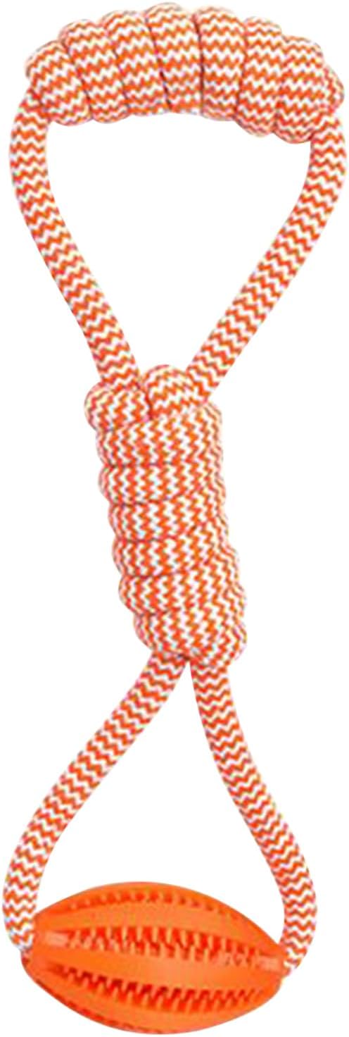 Dog Rope Ball Toy - Large Breed Dog Toy | Pet Interactive Rope Ball | Ropes Balls Dogs Large Breed | Interactive Food Dispenser String | Cotton Knot, Pet Chew Supplies for Easy Throwing