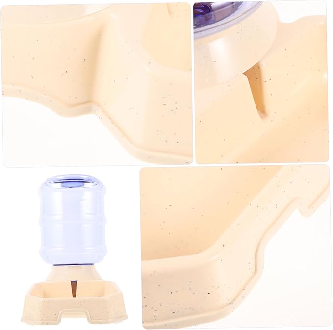 Pet Water Dispenser Bowl Stand Dog Cat Auto Feeder Capacity Spill Design Fountain