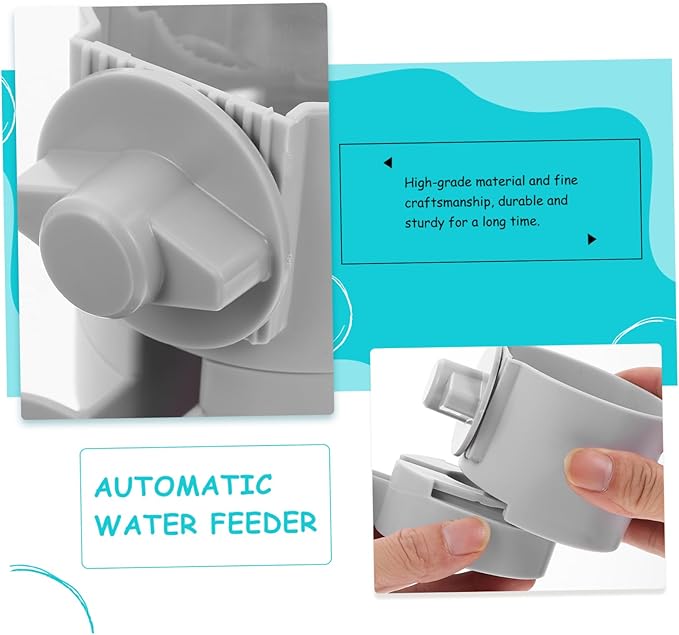 Pet Water Holder Automatic Pet Water Feeder Dog Cat Drinking Fountain Easy Clean Safe Material