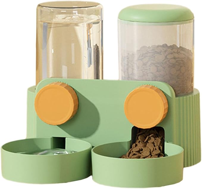 Water Feeder Automatic and Dispenser Feeding Watering Pet Cage Mount Pet Dog Puppy Automatic Water Dispenser Food Dish Bowl Feeder