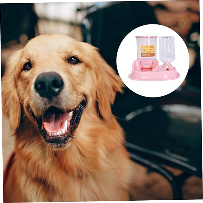 BESPORTBLE Automatic Cat Dog Feeder Large Capacity Food Water Dispenser Easy Clean Portable Pet Care