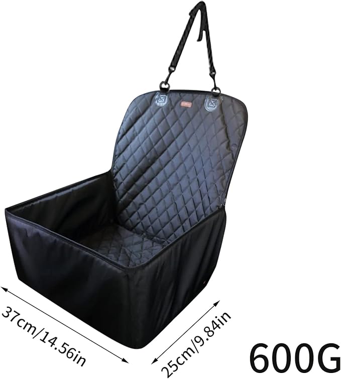 Car Seat Pet Mat, Non-Slip Washable Fabric, 58x45x45cm, Dog Car Seat, Cat Travel Chair, Dog Booster Bed, for Small Medium Dogs Puppy Kitten Travel Back Chair Protection Road Trip Comfort