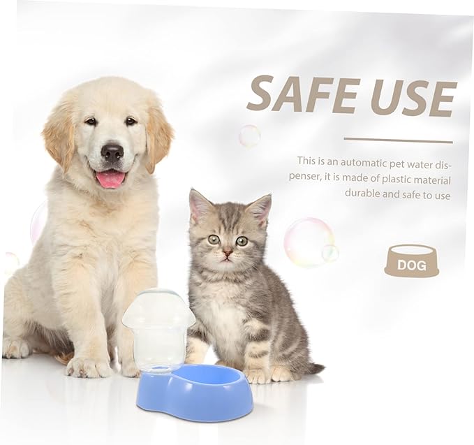 NOLITOY Pet Water Dispenser Automatic Dog Water Bowl Large Capacity Holder for Cats Dogs Slow Feeder Drinking Device Container