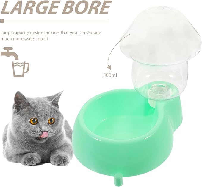 Kisangel 1set Automatic Pet Water Dispenser Plastic Drinking Bowl for Dogs Easy to Lightweight Suitable for Travel Pet Drinking Feeder
