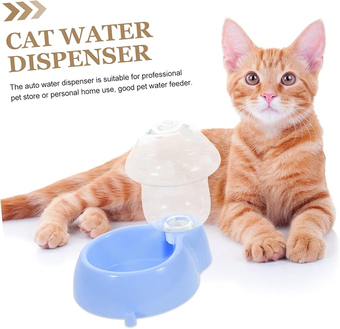 Pet Accessory Automatic Feeder Water Dispenser Compact and Clean for Cats and Dogs