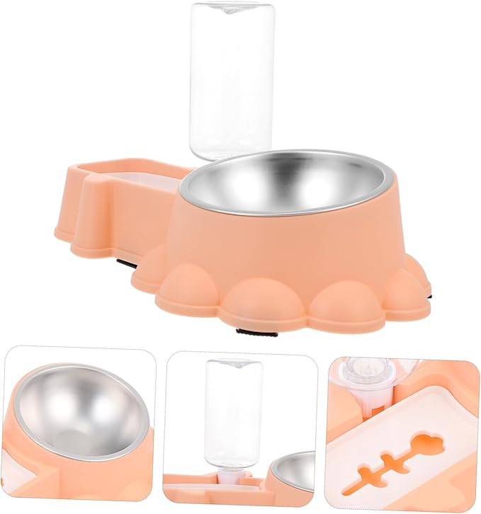 Multifunctional Dog Feeder and Water Bowl for Home Use Automatic Pet Feeding and for Pets