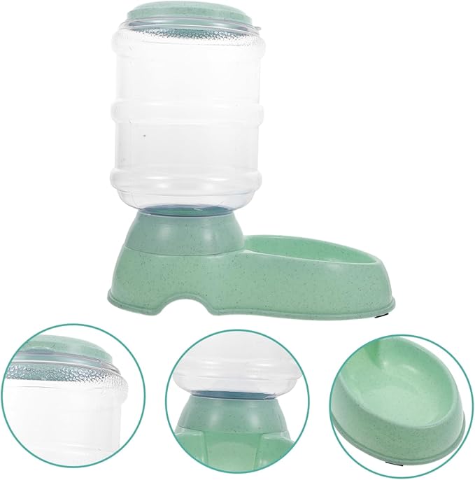 DOITOOL Automatic Pet Feeder for Cats and Dogs Food Dispenser Transparent Design for Store Use Light Green
