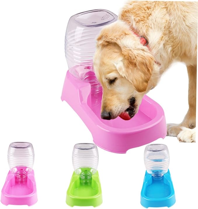 Pet Water Feeder Bowl Automatic Dog Drinking Tool with Unique Design Convenient and Easy to Use for Home Pet Shop Green
