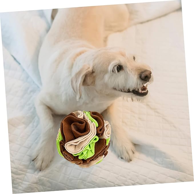 Dog Sniffing Training Ball Slow Feeder Pet for Encouraging Natural Foraging Skills Durable and for Reducing Boredom and for Snack