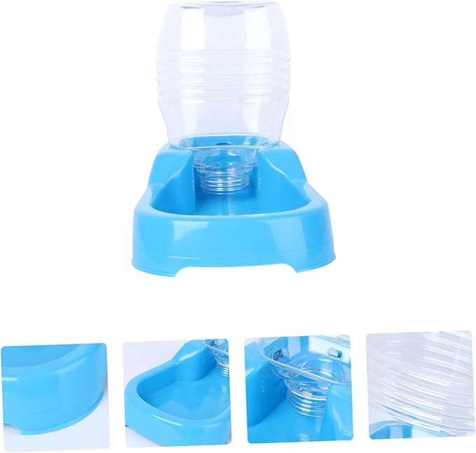 Pet Water Feeder Bowl Innovative Automatic Drinking Tool for Dogs and Puppies Eco-Friendly Design Blue Color Easy to Clean for Home and Pet Shops