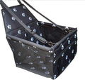 Dog Car Seat Car Booster Seat Travel Carrier Cage Oxford Breathable Folding Soft Washable Travel Bags for Dogs Cats or Other Small Pet