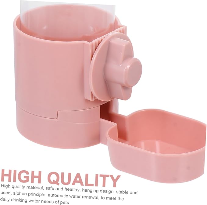 Happyyami 1pc Hanging Automatic Pet Water Feeder Durable Material Dog Cat Water Container for Easy Hydration Pet Drinking Supplies for Home Travel